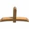 Ekena Millwork Bellingham Rough Sawn Timber Gable Bracket, Western Red Cedar, 60"W x 38"H x 6"D x 6"F, 15/12 Pitch GBW060X38X0606BEL00RWR - alternate 3